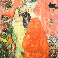 Gustav Klimt, "Die Freundinnen (Le amiche)", 1916-17, bruciato nell'incendio del Castello di Immendorf (1945)