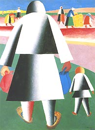 Kasimir Malevich, "Marfa and Vanka (Marfa e Vanka)", 1928-32, Museo Statale Russo (State Russian Museum), San Pietroburgo