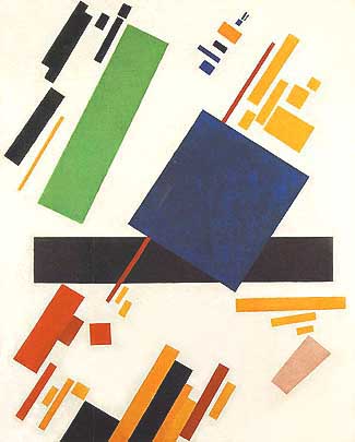 Kasimir Malevich, "Suprematist Painting (Quadro suprematista)", 1916, Stedelijk Museum, Amsterdam