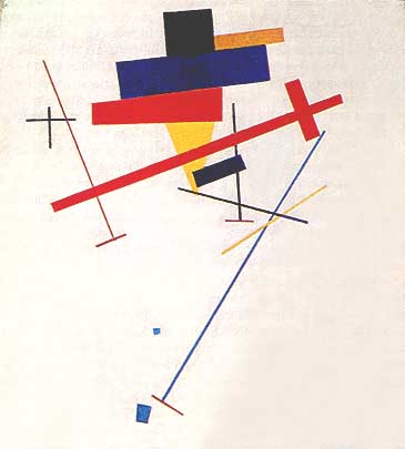 Kasimir Malevich, "Suprematist Composition (Composizione suprematista)", 1915-16, Wilhelm-Hack-Museum, Ludwigshafen am Rhein