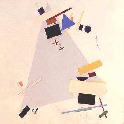 Kasimir Malevich, "Dynamic Suprematism (Suprematismo dinamico)", 1915-16, Tate Gallery (Tate Modern), Londra (London)