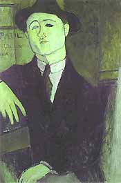 Amedeo Modigliani, "Ritratto di Paul Guillaume", 1916