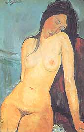 Amedeo Modigliani, "Nu assis (Nudo seduto)", ca 1916, Courtauld Gallery, Londra (London)