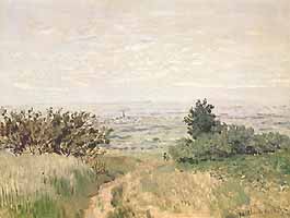 Claude Monet, "Paysage, vue de plaine à Argenteuil (Paesaggio, veduta della piana di Argenteuil)", 1872, Musée d'Orsay, Parigi (Paris)