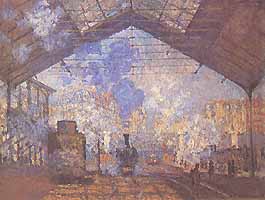 Claude Monet, "La gare Saint-Lazare (La stazione di Saint-Lazare)", 1877, Musée d'Orsay, Parigi (Paris)