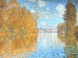 Claude Monet, "The Seine at Argenteuil, Autumn (La Senna a Argenteuil, autunno)", 1873, Courtauld Gallery, Londra (London)