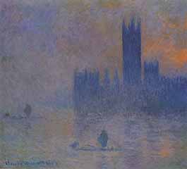 Claude Monet, "The Houses of Parliament, London (Il Parlamento, Londra)", 1903, Metropolitan Museum of Art, New York