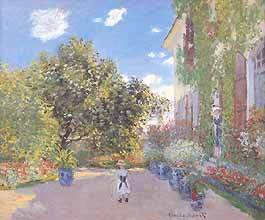 Claude Monet, "La maison de l'artiste à Argenteuil (Casa dell'artista a Argenteuil)", ca 1872-73, The Art Institute of Chicago, Chicago (IL)