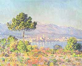 Claude Monet, "Antibes seen from the Plateau Notre-Dame (Antibes vista dal Plateau Notre-Dame)", 1888, Museum of Fine Arts (MFA), Boston (MA)