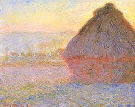 Claude Monet, "La meule, soleil couchant (Covone, tramonto)", 1891, Museum of Fine Arts (MFA), Boston (MA)