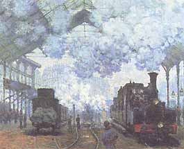 Claude Monet, "La gare Saint-Lazare (La stazione Saint-Lazare)", 1877, Harvard University, Fogg Art Museum, Cambridge (MA)