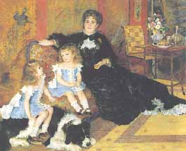 Pierre-Auguste Renoir, "Madame Charpentier and Her Children (Madame Charpentier con i figli)", 1878, Metropolitan Museum of Art, New York