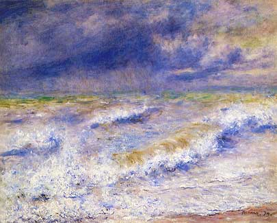 Pierre-Auguste Renoir, "La vague (L'onda)", 1879, The Art Institute of Chicago, Chicago (IL)