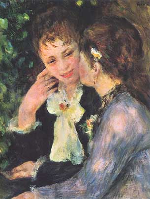 Pierre-Auguste Renoir, "Confidences", ca 1882, Sammlung Oskar Reinhart am Römerholz, Winterthur