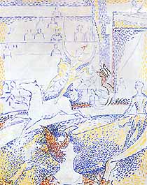 Georges Seurat, "Etude pour Le Cirque (Studio per Il circo", 1891, Musée d'Orsay, Parigi (Paris)