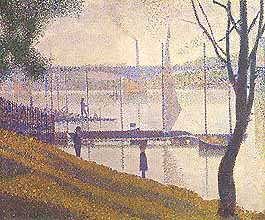 Georges Seurat, "The Bridge at Courbevoie (Il ponte a Courbevoie)", 1886-87, Courtauld Gallery, Londra (London)