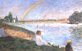 Georges Seurat, "The Rainbow (Arcobaleno)", ca 1883, The Trustees of the National Gallery, Londra (London)