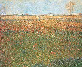 Georges Seurat, "Champ de luzerne à Saint-Denis", 1885, National Gallery of Scotland, Edimburgo (Edinburgh)