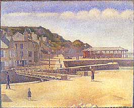 Georges Seurat, "Port-en-Bessin, le pont et le quais (Port-en-Bessin, ponte e moli)", 1888, The Minneapolis Institute of Arts (MIA), Minneapolis (MN)