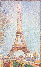 Georges Seurat, "La Tour Eiffel", ca 1889, Fine Arts Museums of San Francisco, San Francisco