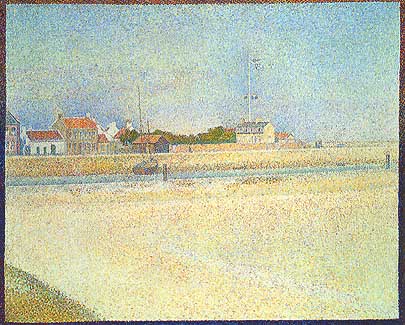 Georges Seurat, "The Channel of Gravelines, Grand Fort-Philippe (Canale di Gravelines, Grand Fort-Philippe)", 1890, The Trustees of the National Gallery, Londra (London)