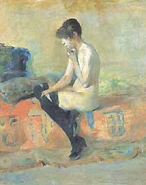 Henri de Toulouse-Lautrec, "Étude de nu (Studio di nudo)", 1882, Musée Toulouse-Lautrec, Albi