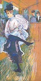 Henri de Toulouse-Lautrec, "Jane Avril dansant (Jane Avril che danza)", 1891, Musée d'Orsay, Parigi (Paris)