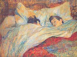 Henri de Toulouse-Lautrec, "Dans le lit (Nel letto)", 1892, Musée d'Orsay, Parigi (Paris)