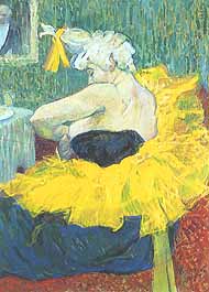 Henri de Toulouse-Lautrec, "La Clownesse Cha-U-Kao (La clownessa Cha-U-Kao)", 1895, Musée d'Orsay, Parigi (Paris)