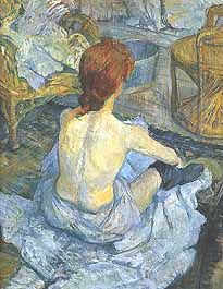 Henri de Toulouse-Lautrec, "La toilette", 1896, Musée d'Orsay, Parigi (Paris)