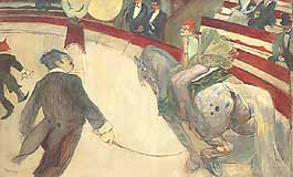 Henri de Toulouse-Lautrec, "Au cirque Fernando: l'Écuyère", 1888, Art Institute of Chicago, Chicago (IL)