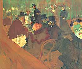 Henri de Toulouse-Lautrec, "Au Moulin Rouge", 1892-95, Art Institute of Chicago, Chicago (IL)