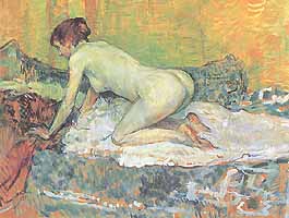 Henri de Toulouse-Lautrec, "Femme rousse nue accroupie (Donna dai capelli rossi nuda accovacciata)", 1897, San Diego Museum of Art, San Diego (CA)