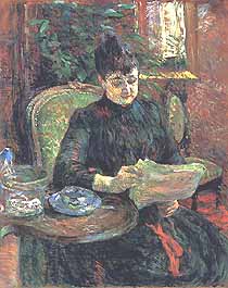 Henri de Toulouse-Lautrec, "Madame Aline Gibert", 1887, collezione privata