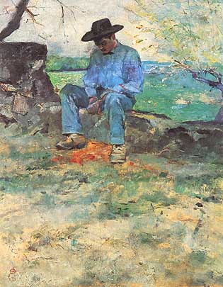 Henri de Toulouse-Lautrec, "Le jeune Routy (Il giovane Routy)", 1882, Musée Toulouse-Lautrec, Albi