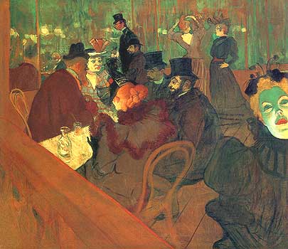 Henri de Toulouse-Lautrec, "Au Moulin Rouge", 1892-95, The Art Institute of Chicago, Chicago (IL)