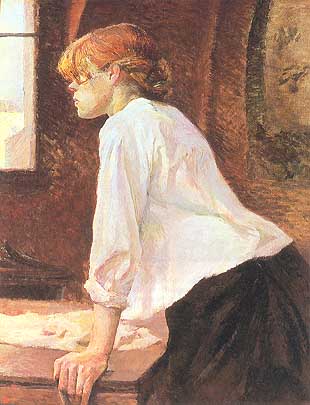 Henri de Toulouse-Lautrec, "La blanchisseuse (La lavandaia)", 1884-86, Collezione privata