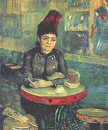 Vincent van Gogh, "Agostina Segatori au café du Tambourin (Agostina Segatori al Café du Tambourin)", 1887, Van Gogh Museum, Amsterdam