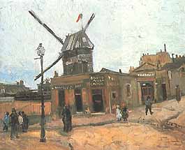 Vincent van Gogh, "Le Moulin de la Galette", 1886, Rijksmuseum Kröller-Müller, Otterlo