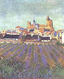 Vincent van Gogh, "Veduta di Saintes-Maries", 1888, Rijksmuseum Kröller-Müller, Otterlo