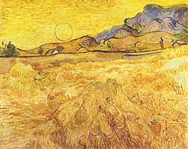 Vincent van Gogh, "Champ de blé au faucheur (Campo di grano con falciatore)", 1889, Rijksmuseum Kröller-Müller, Otterlo