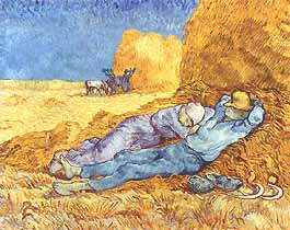 Vincent van Gogh, "La Méridienne (d'après Millet)", 1889, Musée d'Orsay, Parigi (Paris)