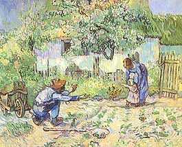 Vincent van Gogh, "First Steps (After Millet)", 1890, Metropolitan Museum of Art, New York