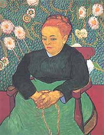 Vincent van Gogh, "Madame Augustine Roulin Rocking a Cradle (La Berceuse)", 1888, Museum of Fine Arts (MFA), Boston (MA)