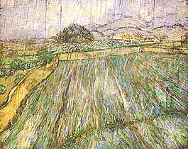 Vincent van Gogh, "Rain (Pioggia)", 1889, Philadelphia Museum of Art, Philadelphia (PA)