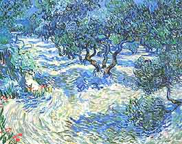 Vincent van Gogh, "Olive Orchard (Uliveto)", 1889, The Nelson-Atkins Museum of Art, Kansas City (MO)