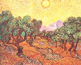 Vincent van Gogh, "Olive Trees with Yellow Sky and Sun (Ulivi con cielo giallo e sole)", 1889, The Minneapolis Institute of Arts (MIA), Minneapolis (MN)