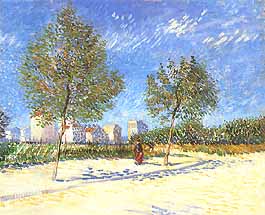 Vincent van Gogh, "Aux confins de Paris (Sobborgo di Parigi)", 1887, Collezione privata