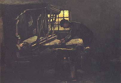 Vincent van Gogh, "Tessitore che ordina i fili", 1884, Rijksmuseum Kröller-Müller, Otterlo