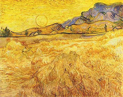 Vincent van Gogh, "Champ de blé au faucheur (Campo di grano con falciatore)", 1889, Rijksmuseum Kröller-Müller, Otterlo